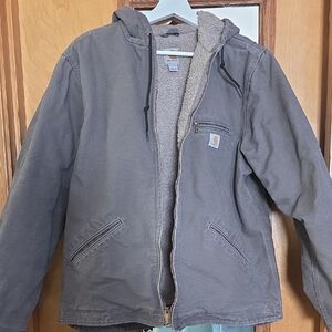 Carhartt Grey Hooded Jacket